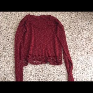 Crop sweater